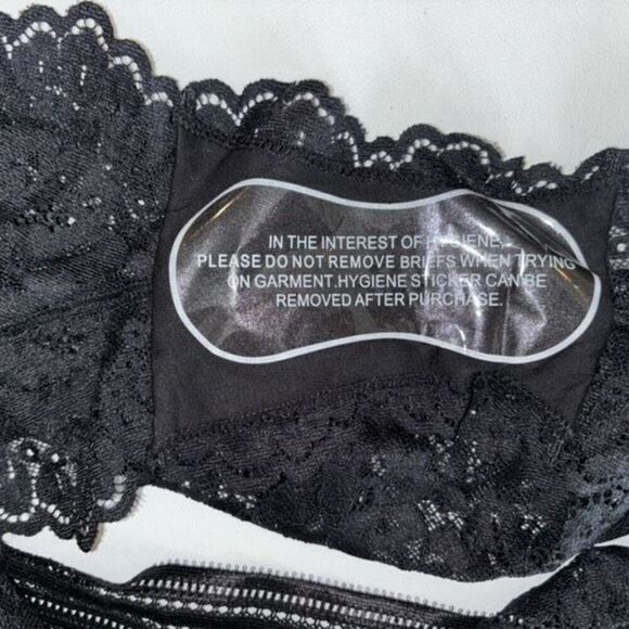 NWT Boudoir Sabine Cheeky Briefs Black Size M/18 - Picture 6 of 6